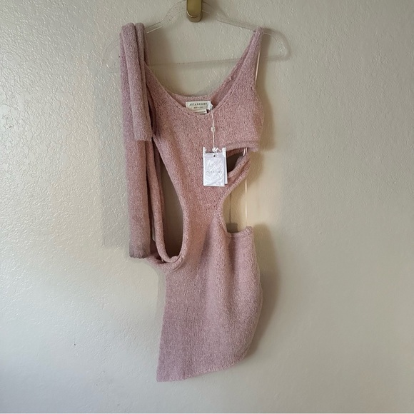 New Asta Allegra mini cutout dress pink size XS - Picture 6 of 16